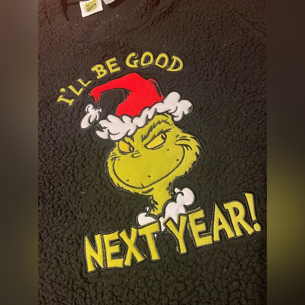 Grinch Christmas Ugly Sweater super cozy size M
